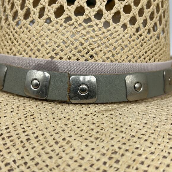 VINTAGE ROCHA HATS UNITALLA MENS SIZE XL WESTEN COWBOY HAT TAN - Picture 5 of 10